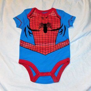 Baby Marvel Spiderman One Piece Size 0 thru 12 M Costume Spider Man Avengers NEW
